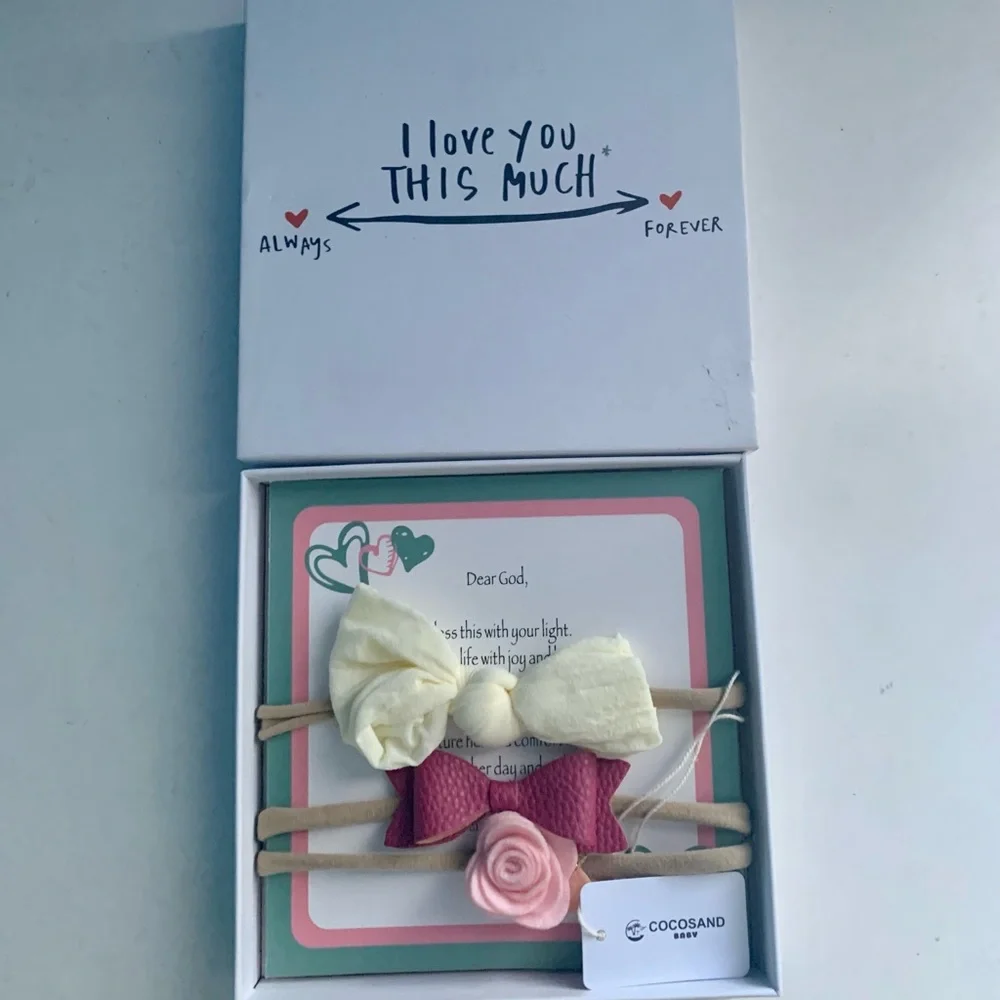 Cocosand Baby Girl Headbands New In Gift Box With Tag